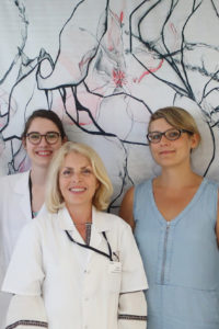 projet en service d'oncologie
portrait de l'équipe
Mme Gida et Marina Zindy